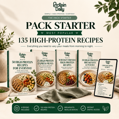165+ high-protein recipes + everything you need to plan and simplify your meals.